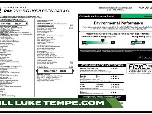 Used 2026 RAM 2500 Big Horn AWD/4WD image 1