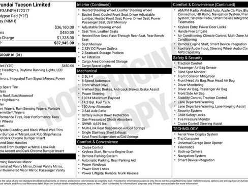 Certified 2023 Hyundai Tucson Limited FWD image 28