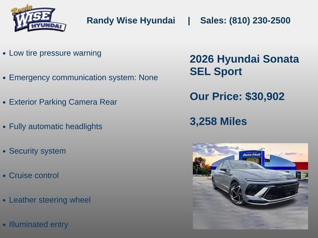 New 2026 Hyundai Sonata SEL AWD/4WD image 10