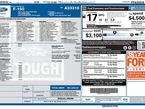 Used 2015 Ford F150 Lariat w/ Equipment Group 502A Luxury AWD/4WD image 2