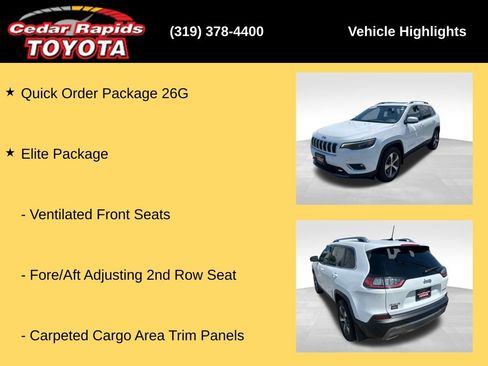 Used 2021 Jeep Cherokee Limited w/ Elite Package AWD/4WD image 29