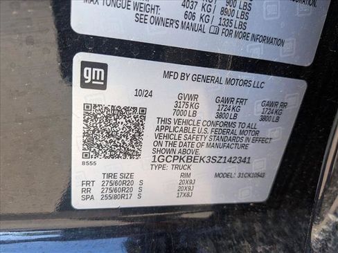Used 2025 Chevrolet Silverado 1500 Custom AWD/4WD image 16