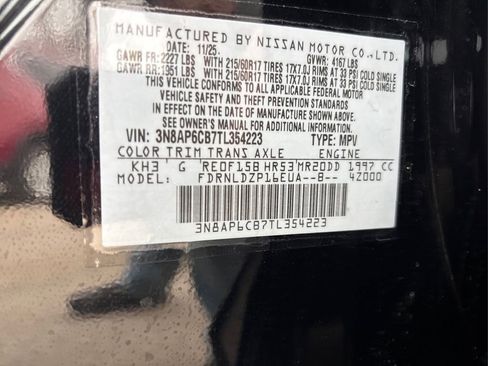 New 2026 Nissan Kicks SV w/ Cold Weather Package AWD/4WD image 12