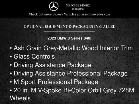 Used 2023 BMW 840i xDrive Coupe AWD/4WD image 5