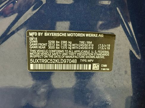 Used 2019 BMW X3 xDrive30i w/ Premium Package image 83