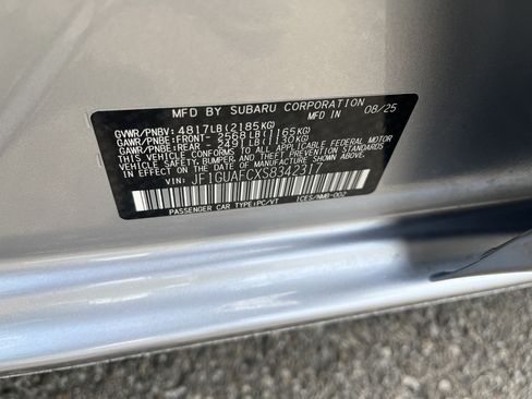 Certified 2025 Subaru Impreza 2.0i Sport AWD/4WD image 27