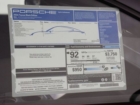 New 2026 Porsche Taycan image 25