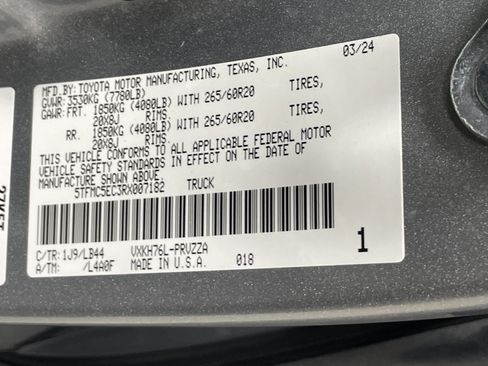 Used 2024 Toyota Tundra 1794 Edition image 36