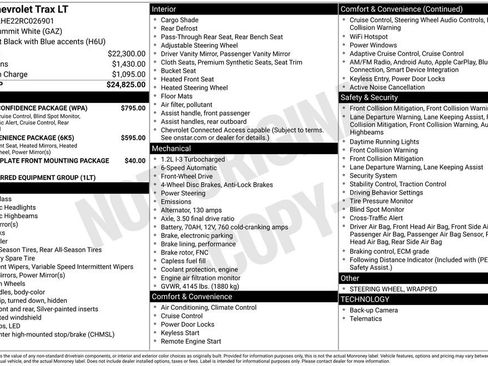 Used 2024 Chevrolet Trax LT w/ Driver Confidence Package FWD image 18