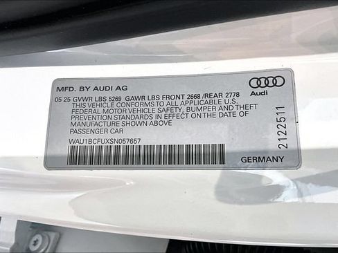 Used 2025 Audi A5 2.0T Premium w/ Convenience Package AWD/4WD image 18