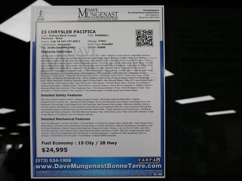 Used 2023 Chrysler Pacifica Touring-L FWD image 24