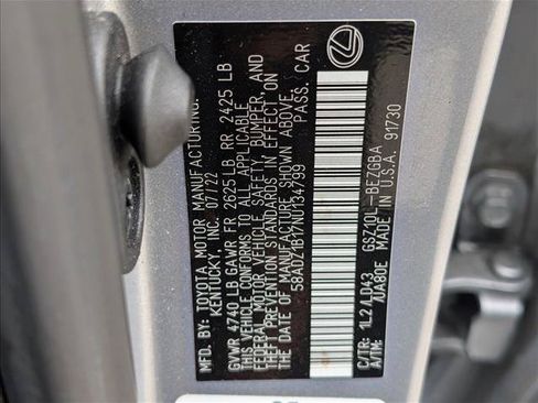 Used 2022 Lexus ES 350 w/ Premium Package FWD image 24