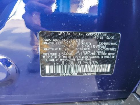 Certified 2026 Subaru Outback Touring XT AWD/4WD image 7