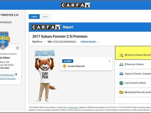 Used 2017 Subaru Forester 2.5i Premium AWD/4WD image 2