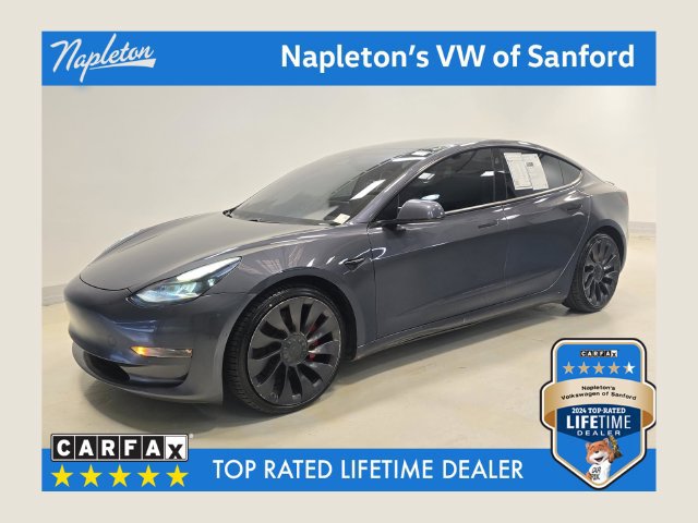 Used 2021 Tesla Model 3 Performance AWD/4WD image 1