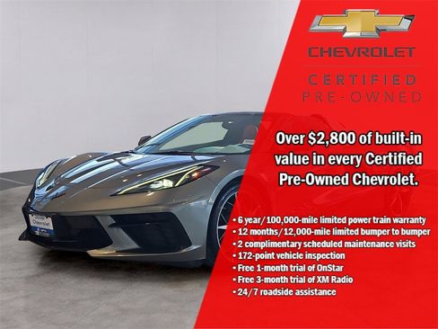 Certified 2023 Chevrolet Corvette Stingray Preferred Conv w/ 2LT image 1