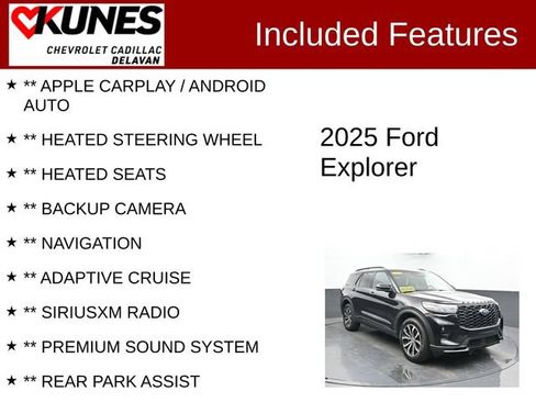 Used 2025 Ford Explorer ST-Line AWD/4WD image 3