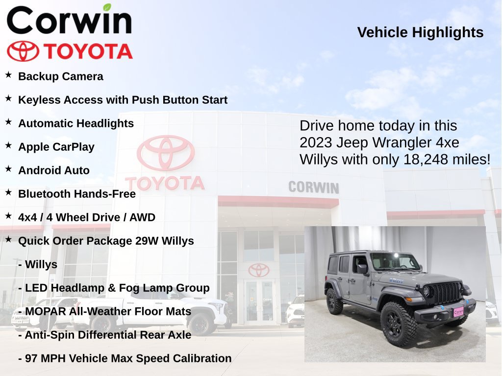 Used 2023 Jeep Wrangler Unlimited w/ Cold Weather Group AWD/4WD image 7