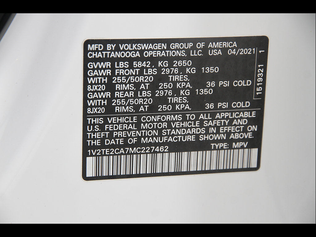Used 2021 Volkswagen Atlas Cross Sport SEL Premium AWD/4WD image 23