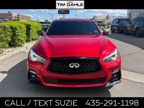 Certified 2023 INFINITI Q50 Red Sport 400 w/ Cargo Package AWD/4WD image 4
