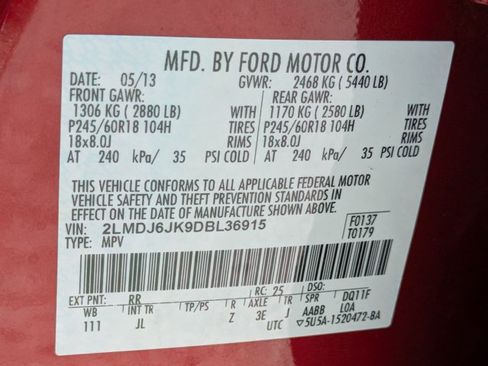 Used 2013 Lincoln MKX FWD w/ Wood Pkg image 16