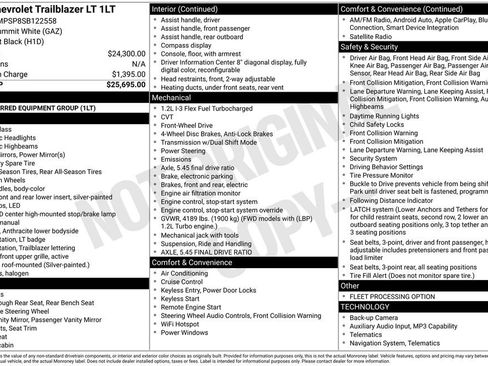 Used 2025 Chevrolet TrailBlazer LT image 12