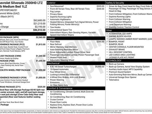Used 2025 Chevrolet Silverado 2500 LTZ w/ Trail Boss Package AWD/4WD image 1
