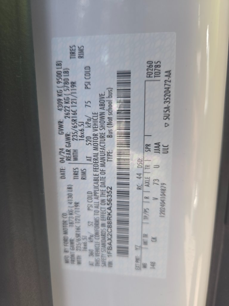 Used 2024 Ford Transit 350 XL RWD image 13