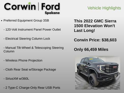 Used 2022 GMC Sierra 1500 Elevation image 18