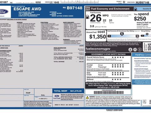 Used 2022 Ford Escape SEL w/ SEL Stealth AWD Package image 22