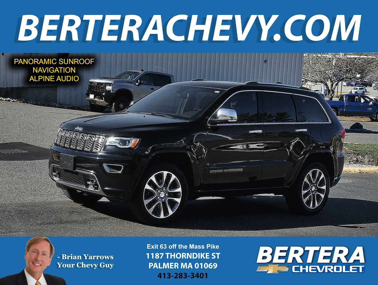 Used 2018 Jeep Grand Cherokee Overland AWD/4WD image 1