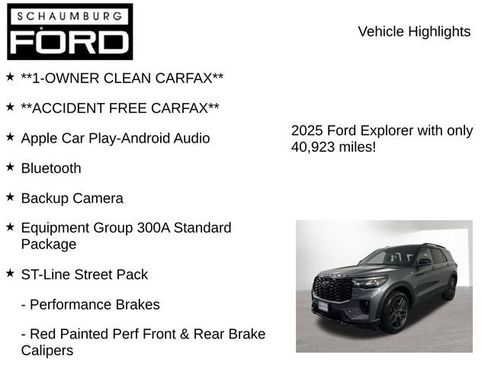 Used 2025 Ford Explorer ST-Line w/ ST-Line Street Pack AWD/4WD image 7