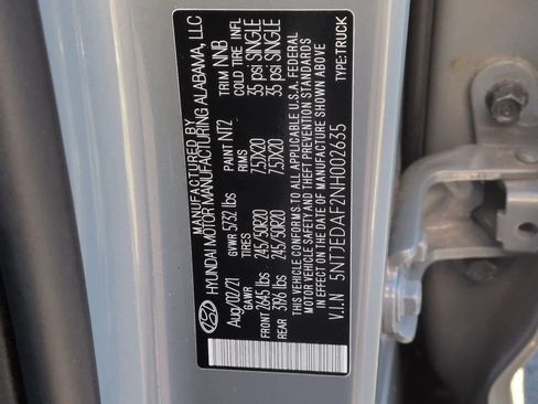 Used 2022 Hyundai Santa Cruz Limited image 39