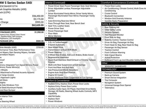 Used 2017 BMW 540i image 47