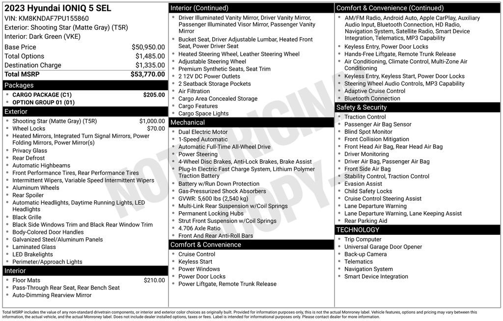 Certified 2023 Hyundai Ioniq 5 SEL w/ Cargo Package AWD/4WD image 30