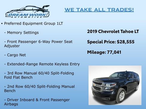 Used 2019 Chevrolet Tahoe LT image 2