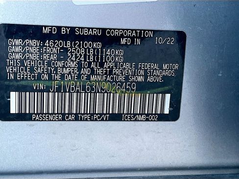 Used 2022 Subaru WRX Limited AWD/4WD image 33
