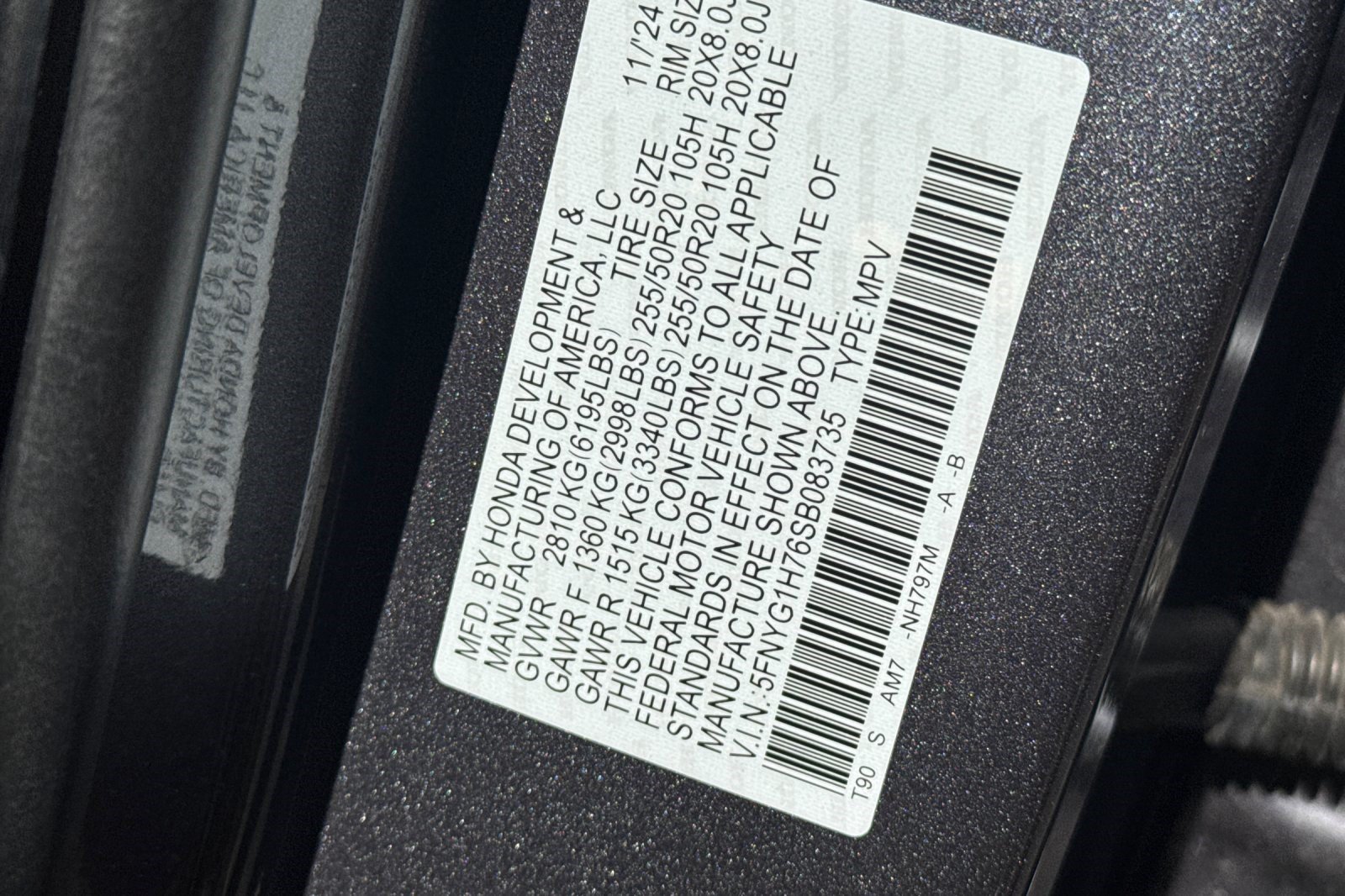 Certified 2025 Honda Pilot Touring image 27