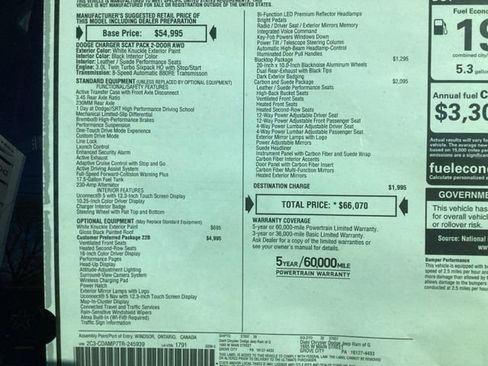 New 2026 Dodge Charger Scat Pack AWD/4WD image 12