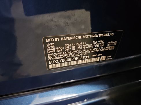 Certified 2023 BMW X6 xDrive40i w/ M Sport Package image 38