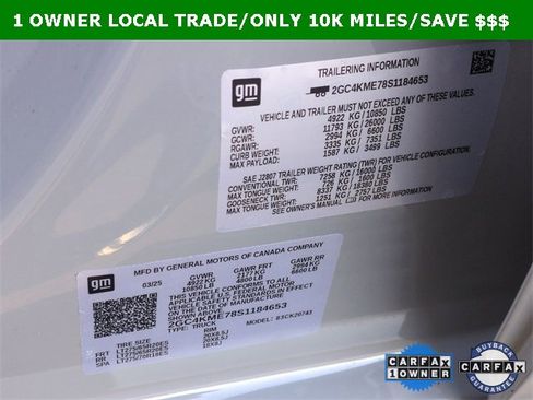 Used 2025 Chevrolet Silverado 2500 Custom w/ Custom Value Package image 29