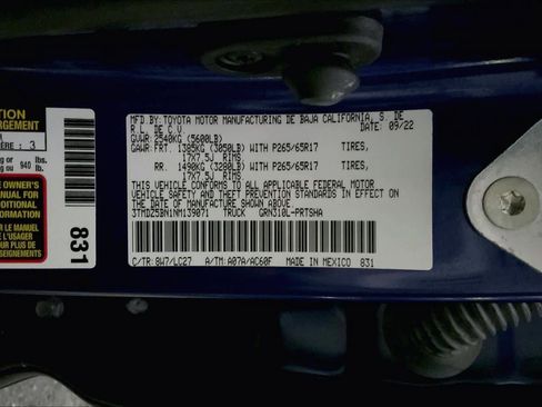 Used 2022 Toyota Tacoma TRD Sport w/ TRD Premium Sport Package image 31