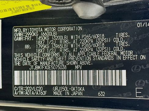 Used 2014 Lexus GX 460 AWD/4WD image 48