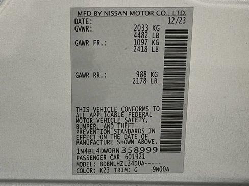 Used 2024 Nissan Altima 2.5 SV AWD/4WD image 72