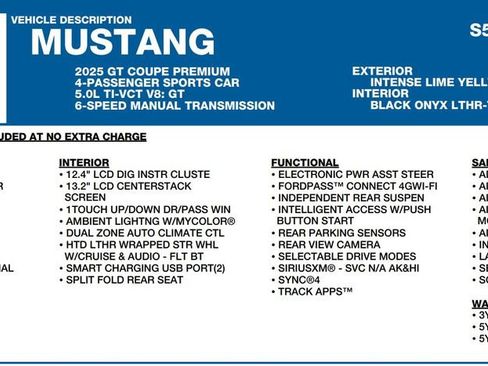 Used 2025 Ford Mustang GT Premium RWD image 16