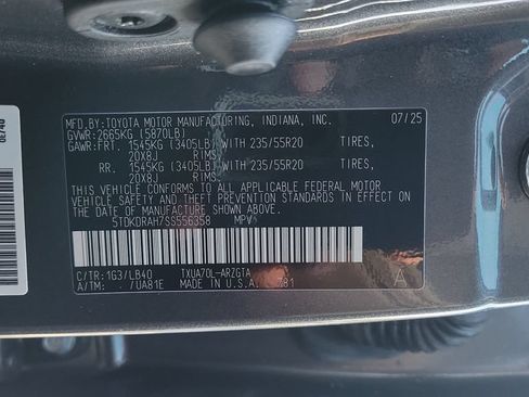 Used 2025 Toyota Highlander Limited FWD image 25