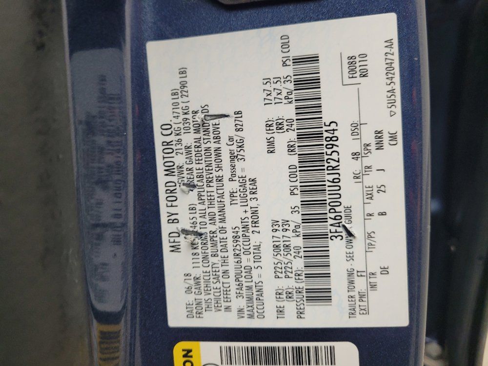 Used 2018 Ford Fusion S FWD image 33