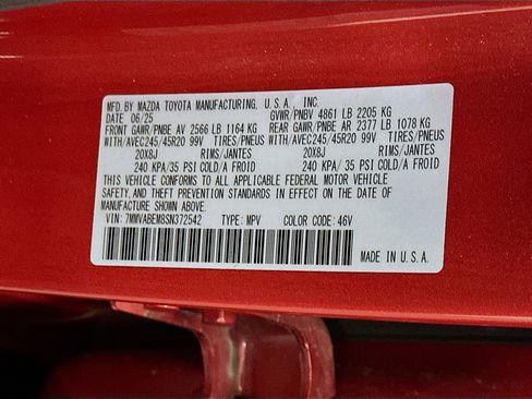 Used 2025 MAZDA CX-50 AWD 2.5 S w/ Premium Plus Pkg image 12