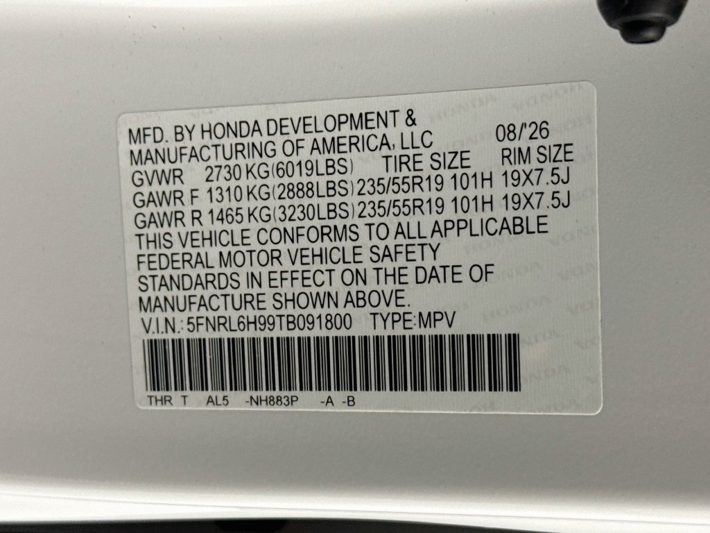 New 2026 Honda Odyssey Elite image 31