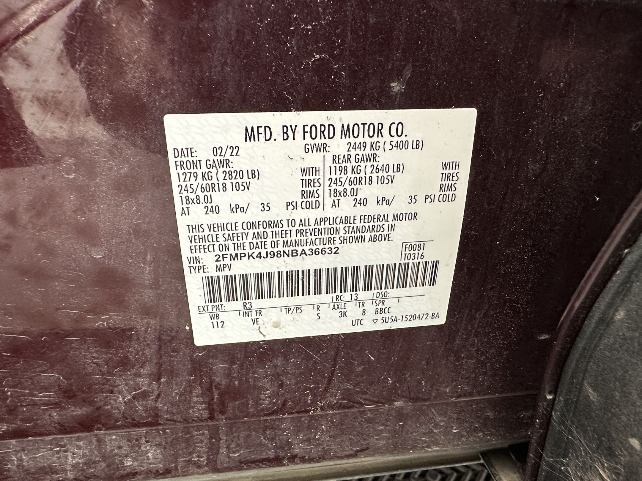 Used 2022 Ford Edge SEL w/ Convenience Package AWD/4WD image 26